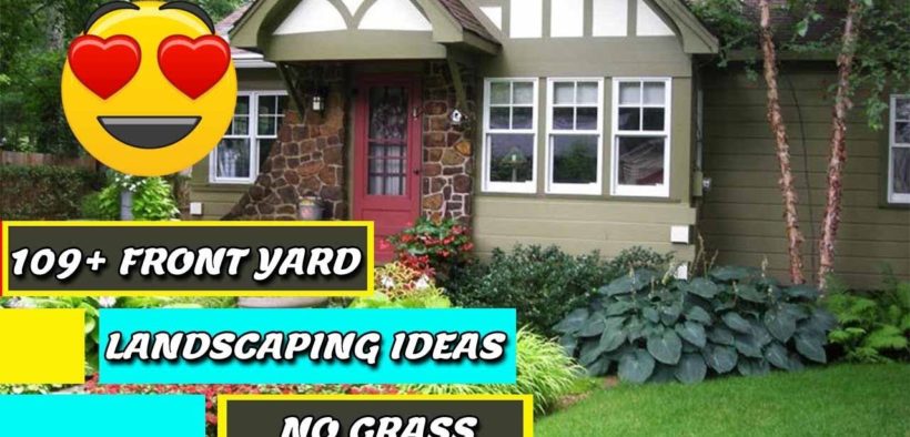 109+ Front Yard Landscaping Ideas No Grass - Inspired Sign