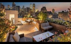 200 Backyard Patio Design Ideas 2023 Rooftop Garden Landscaping ideas House Exterior Terrace Pergola