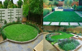 50 Unique Garden Lawn Designs - Backyard Landscaping Ideas #lawngarden