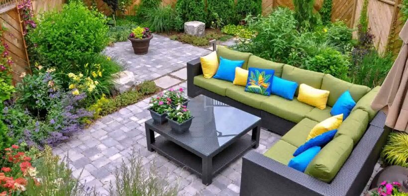 Backyard Landscaping Ideas With Cement