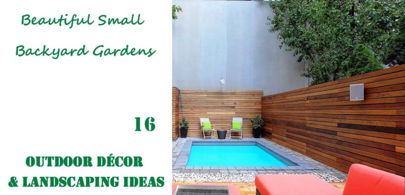 Beautiful Small Backyard Gardens | OUTDOOR DECOR & LANDSCAPING IDEAS #16