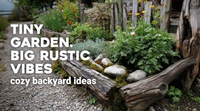 🌿 Rustic Garden Ideas for Small Spaces: Cozy, Vintage Charm on a Budget