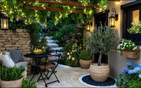 16 Ideas of Small-Space Italian Rustic Gardens: Vintage Vibes, Natural Materials & Southern Ambiance