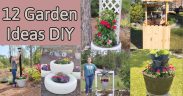 12 Easy DIY  Ideas for Your Garden