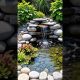 DIY Small Garden Pond with Waterfall Rock Garden ideas #garden #gardenideas #smallgarden